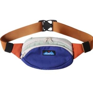 KAVU Spectator Blue and Orange Fanny Pack Springtide